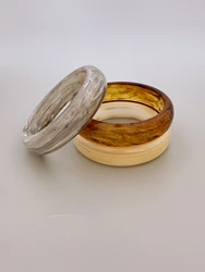 Modern Marble Pattern Acrylic Bangle, an Essential Accessory for Women