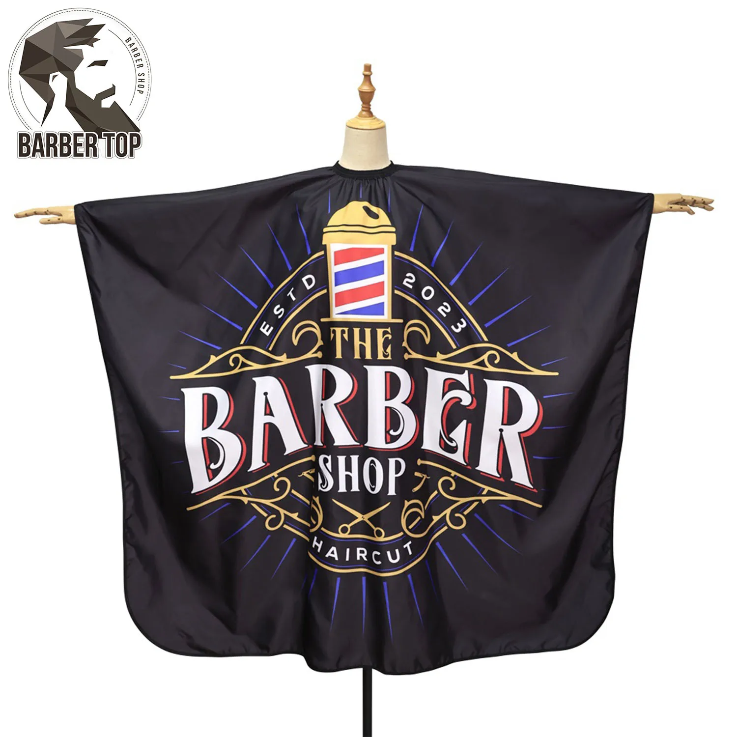 New Barber Haircut Cloth Salon Waterproof Hairdresser Gown Adjustable Closure Hairdressing Apron Antistatic Hairdresser Capes