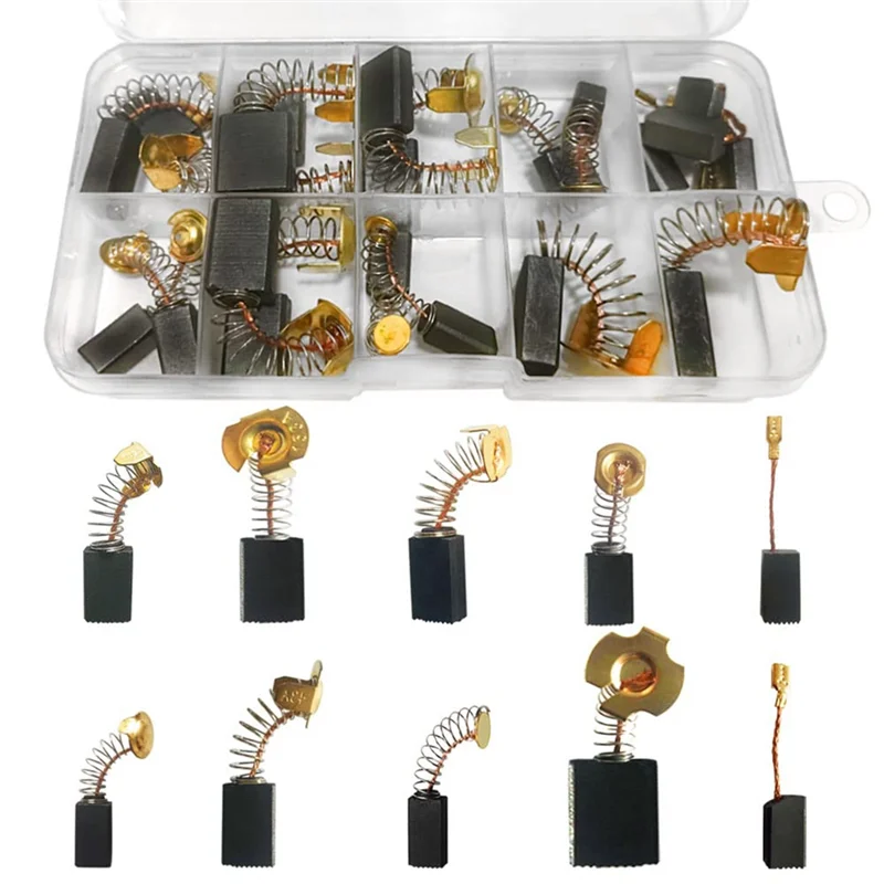 

ABBP-20Pcs Electric Motor Carbon Brushes For Power Tool Replacement Parts For Repair Power Tools Part