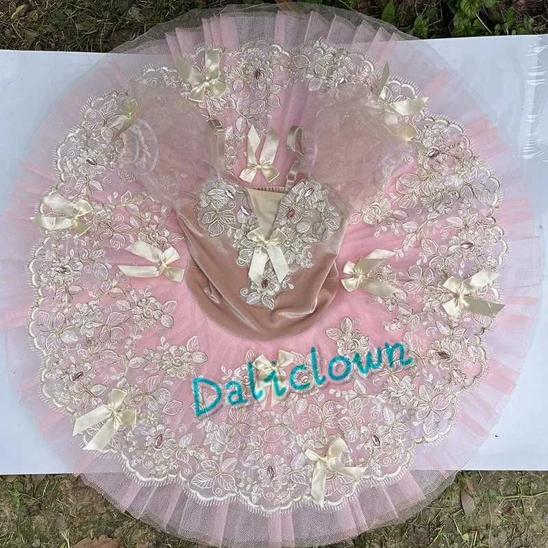 

2025 12, профессиональное платье-пачка принцессы-балерины для взрослых и детей, детский танцевальный костюм «Лебединое озеро», одежда для девочек-подростков, балетный костюм