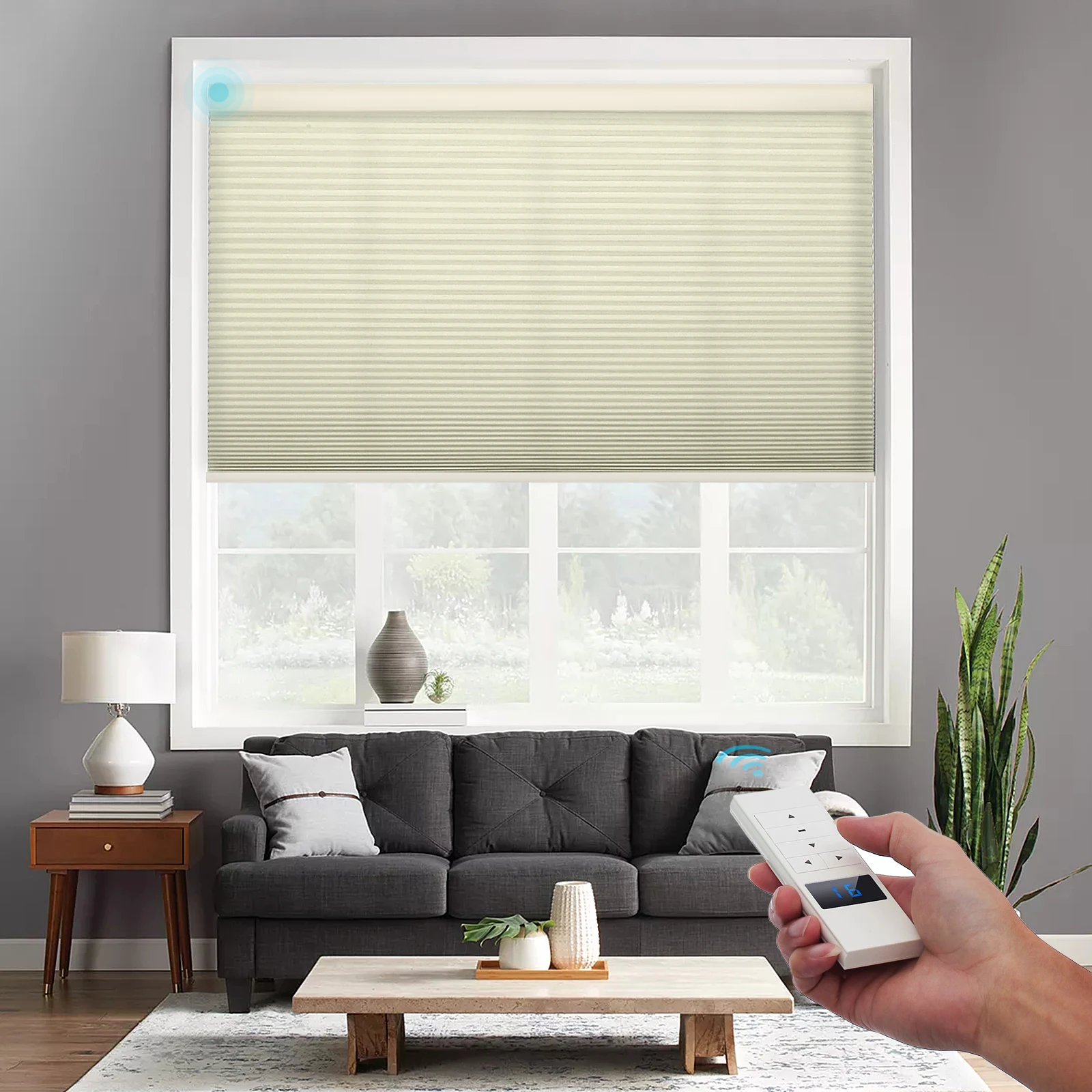 

ZSTARR 26 мм светофильтр с дистанционным управлением, электрические умные моторизованные окна, плиссированные сотовые жалюзи, жалюзи для спальни