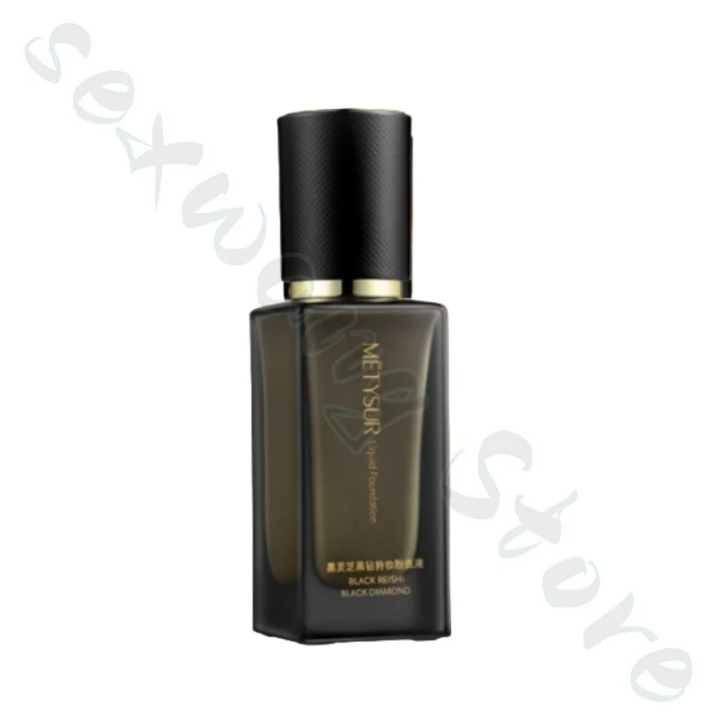 METYSUR Black Ganoderma lucidum foundation covers defects and hides pores for a long-lasting makeup feel natural fit 35g