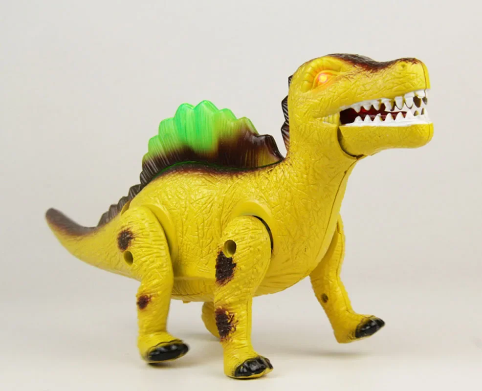 Electronic Simulation Dinosaur Toys Flashing Walking  Tyrannosaurus with Sound  Glowing  for Kids Children