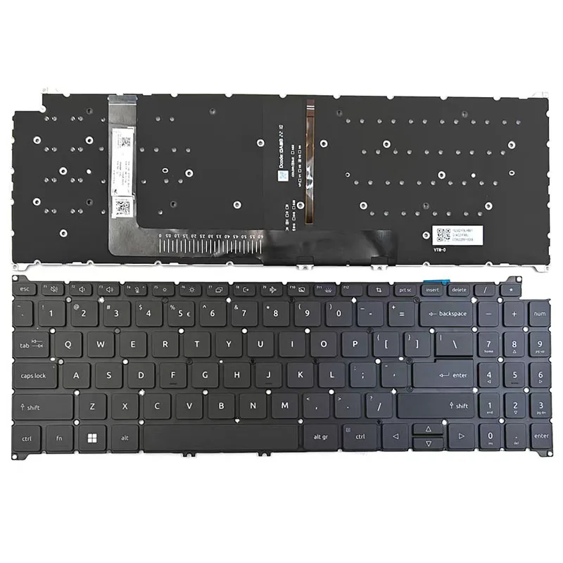 

Black Color US Backlight Backlit Keyboard For Acer Swift Go 16 SFG16-71 N23C7