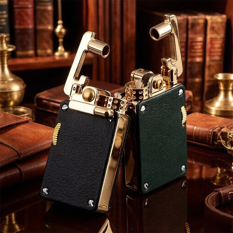 CHIEF Lighter LightLuxury Rocker EjectionWindproof IgnitionMechanicalPersonalized Men'sBusiness Gift Collectible