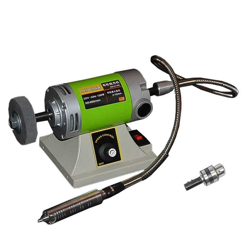 BG-3118C Multi purpose 1300w mini bench grinder jewelry polish wheel buffing machine