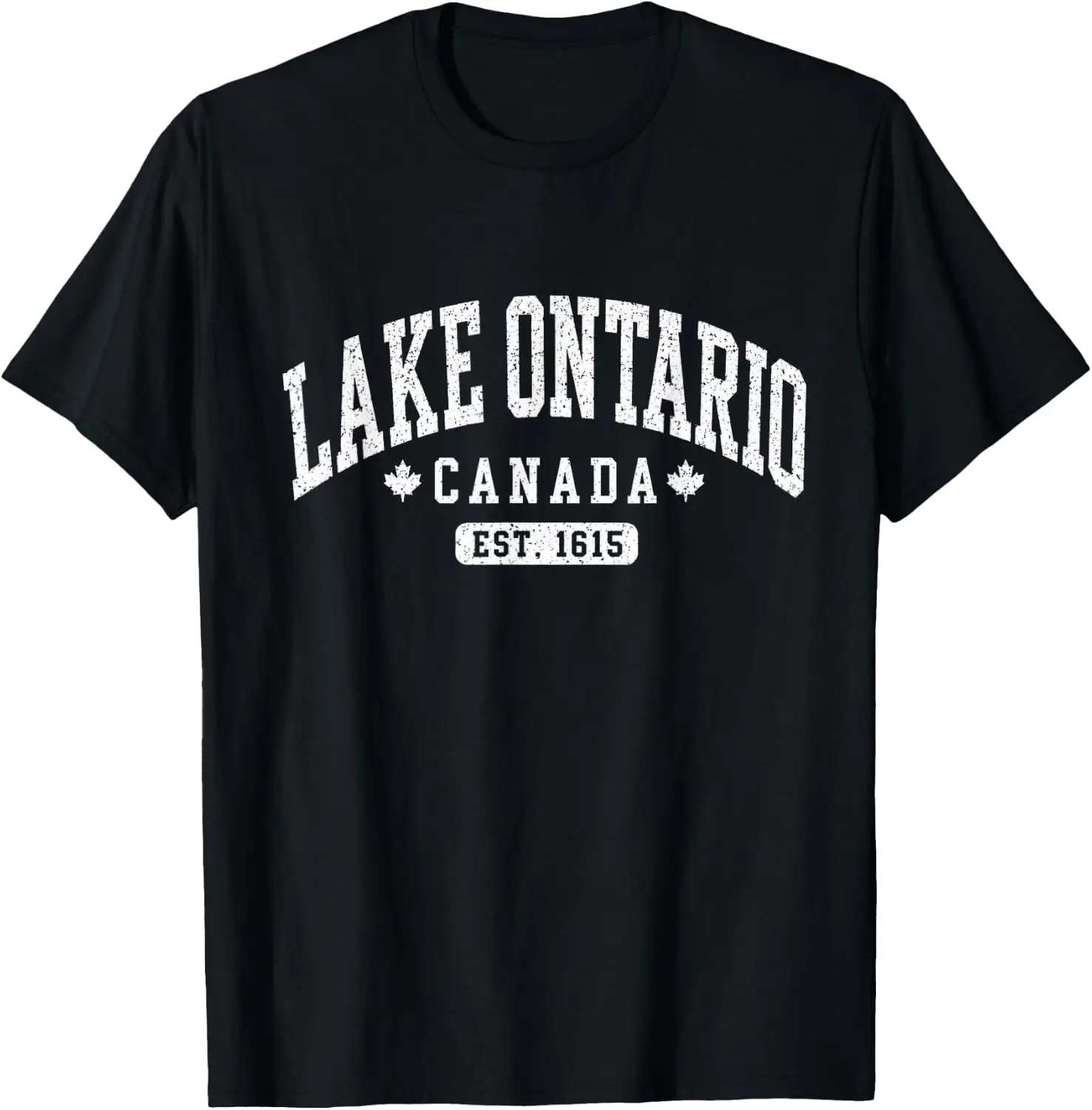 Vintage EST 1615 Canadian Pride T-Shirt women men Lake Ontario Canada streetwear