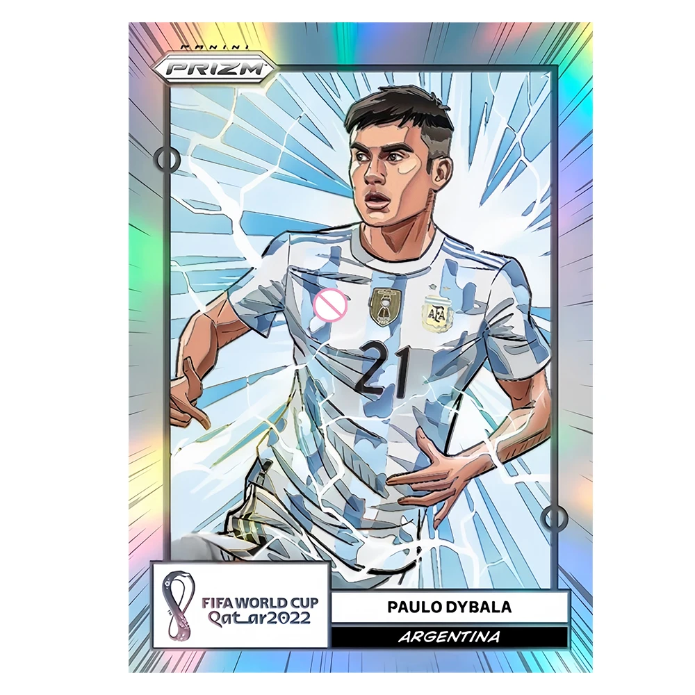 PANINI 2022 copa del mundo DIY PHIL FODEN PAULO DYBALA DIOGOIOTA tarjetas coleccionables láser regalos de vacaciones para niños caseros 19 unids/set