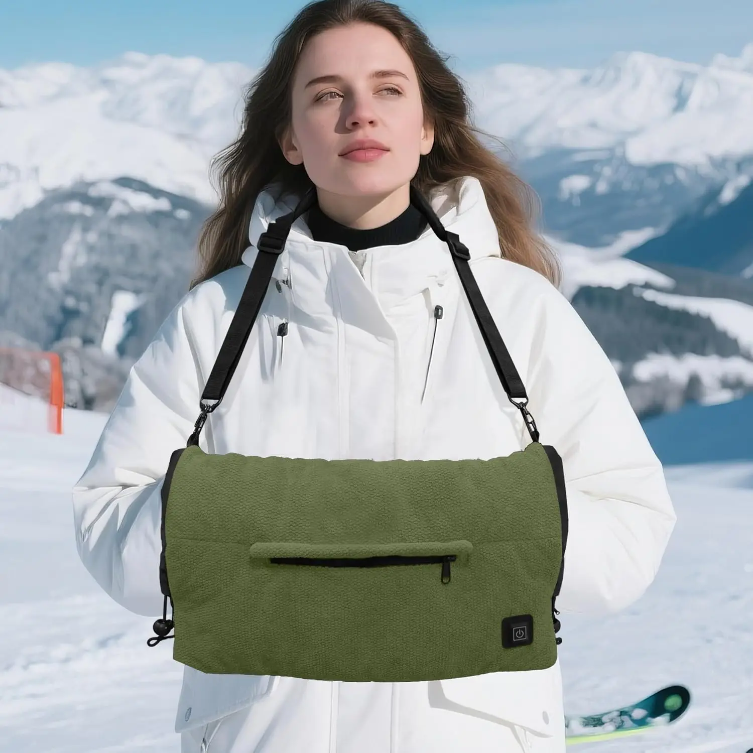 

Rechargeable Heated Hand Warmer Pouch, Portable Electric Hand Muff for Men, Women, Kids – Ideal for Hunting, Fishing, Camping, G