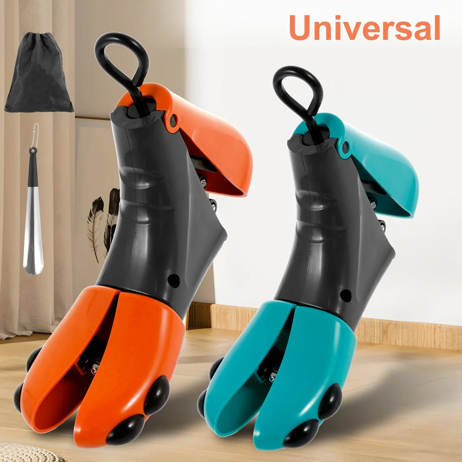 Boot Trees Universal Shoe Stretcher Adjustable Flats High Heel Sneaker Shoe Boot Widener Stretcher With Shoe Horn for Men Women