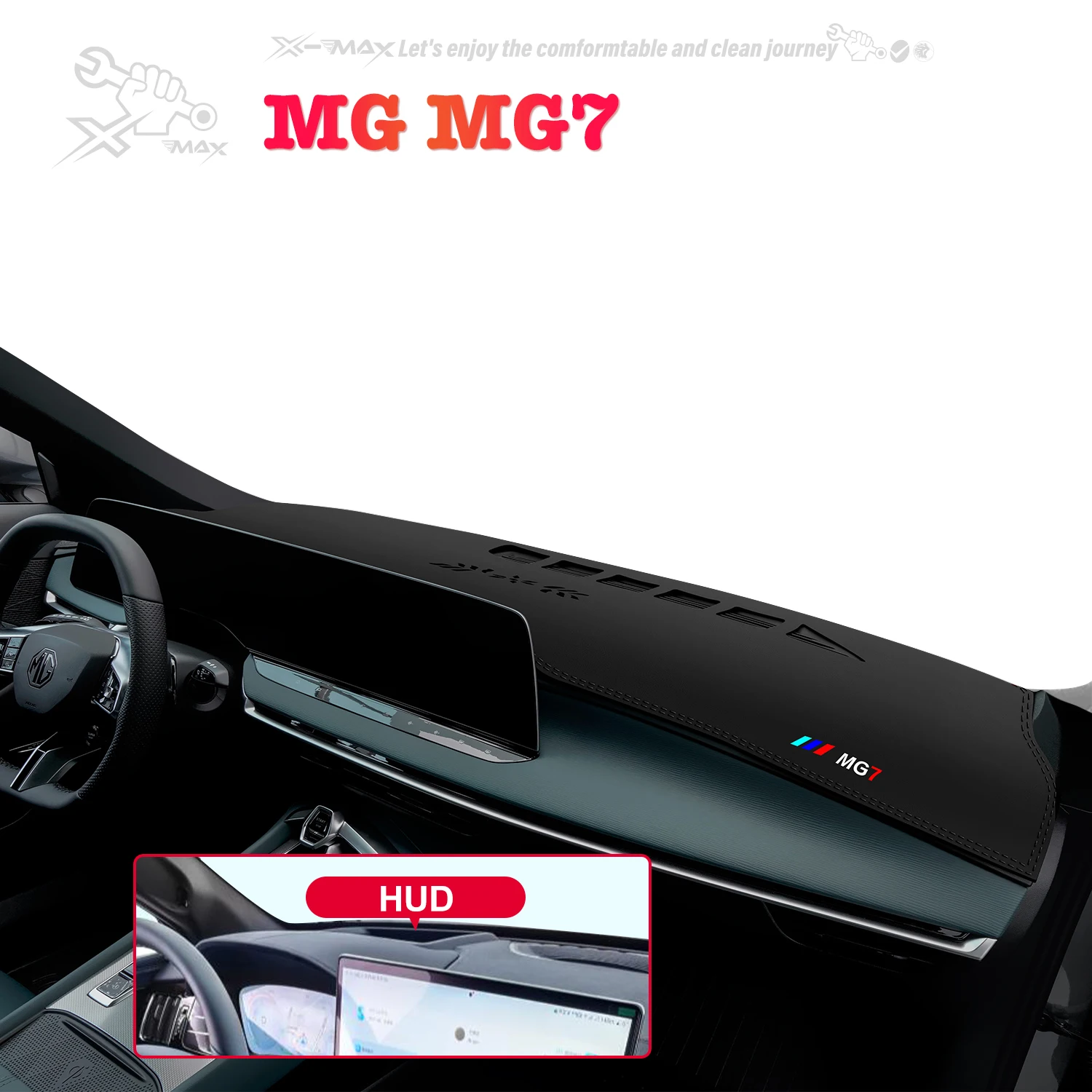 

Left-hand Drive Car Dashboard Mat For MG MG7 2023 Light Blocking Pad Center Console Dash Mat Sunshield protector