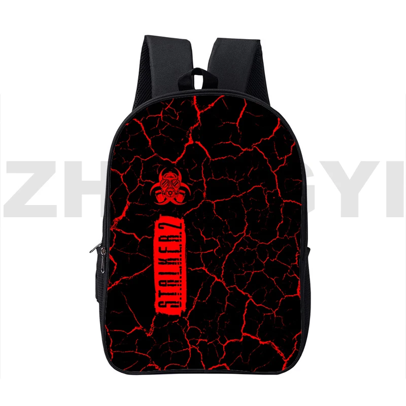 New 3D Mochila S.T.A.L.K.E.R. 2 Heart of Shadow Children School Bags Stalker 2 Backpack Double 16 Inch Bagpack Women Travel Bags