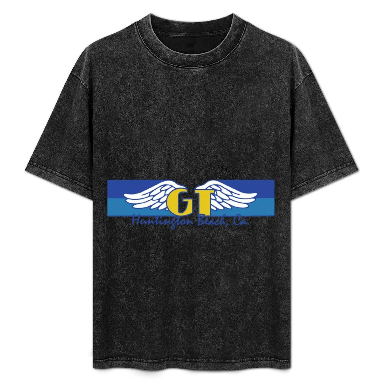 

GT BMX 1986 Huntington Beach - Blue T-Shirt tops shirts graphic tee T-shirts for men cotton