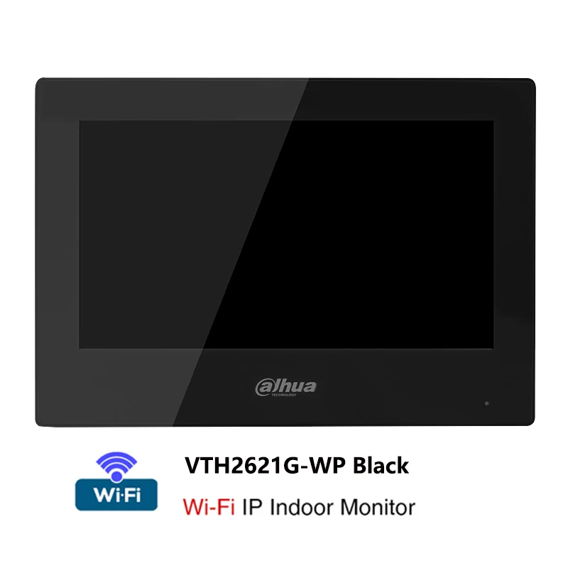 Dahua VTO2311R-WP VTH2621G-WP VTH2621GW-WP Meertalige Wi-Fi PoE 7 inch TFT Touch IP Indoor Monitor Deurbel Video-intercom