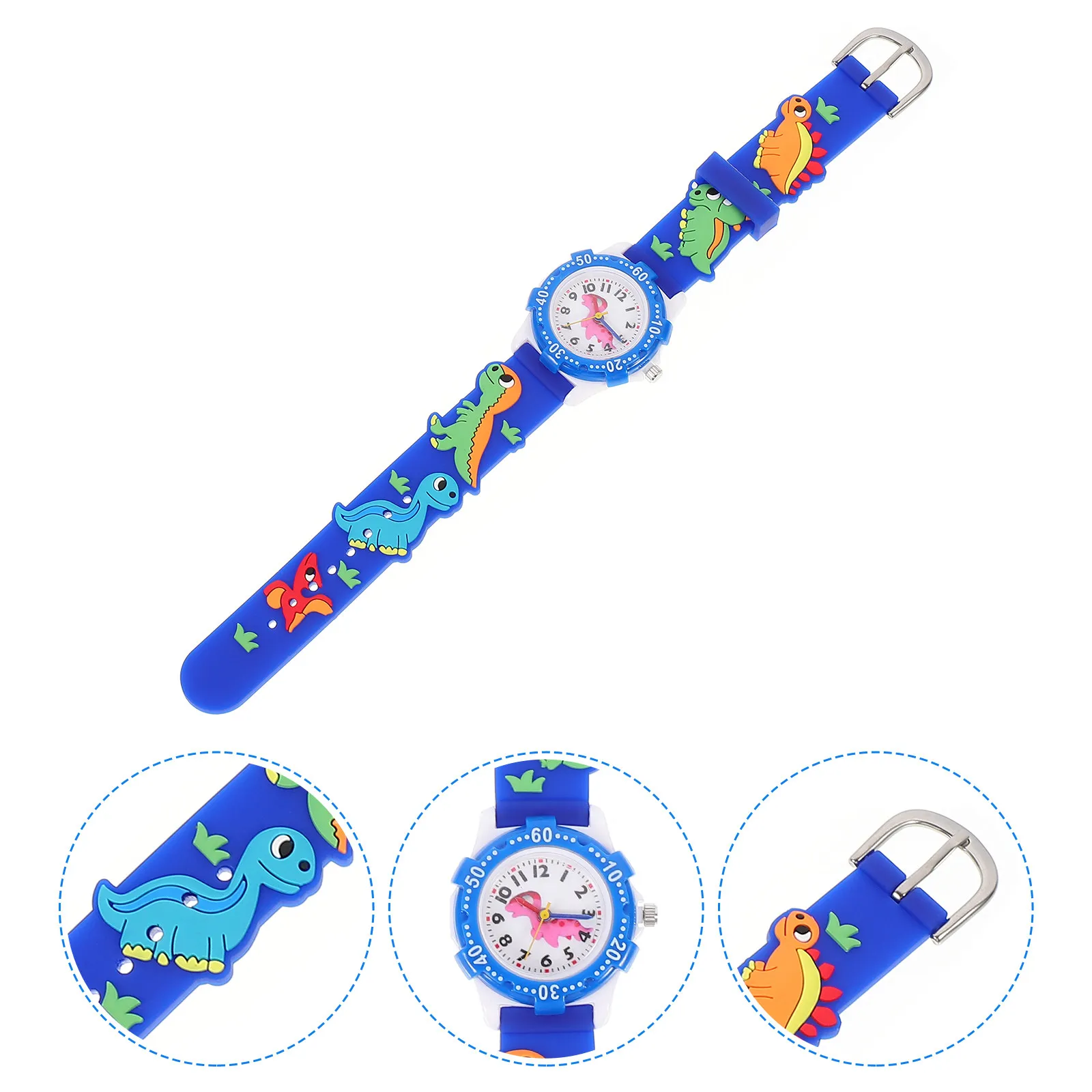 

Силиконовые детские часы с милым мультяшным дизайном, регулируемый ремешок, подарок на день рождения для мальчиков и девочек, легкое считывание времени
