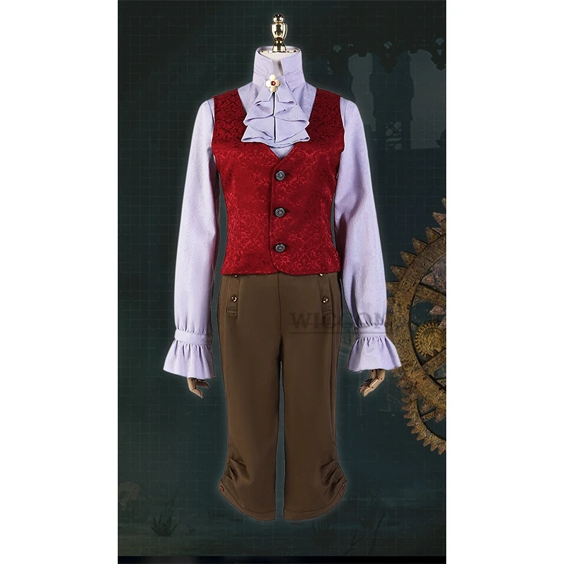 Jogo mentiras de p cosplay traje disfarce pequeno fantoche cosplay fantasia adulto homem cosplay roleplay fantasia roupas masculino dia das bruxas