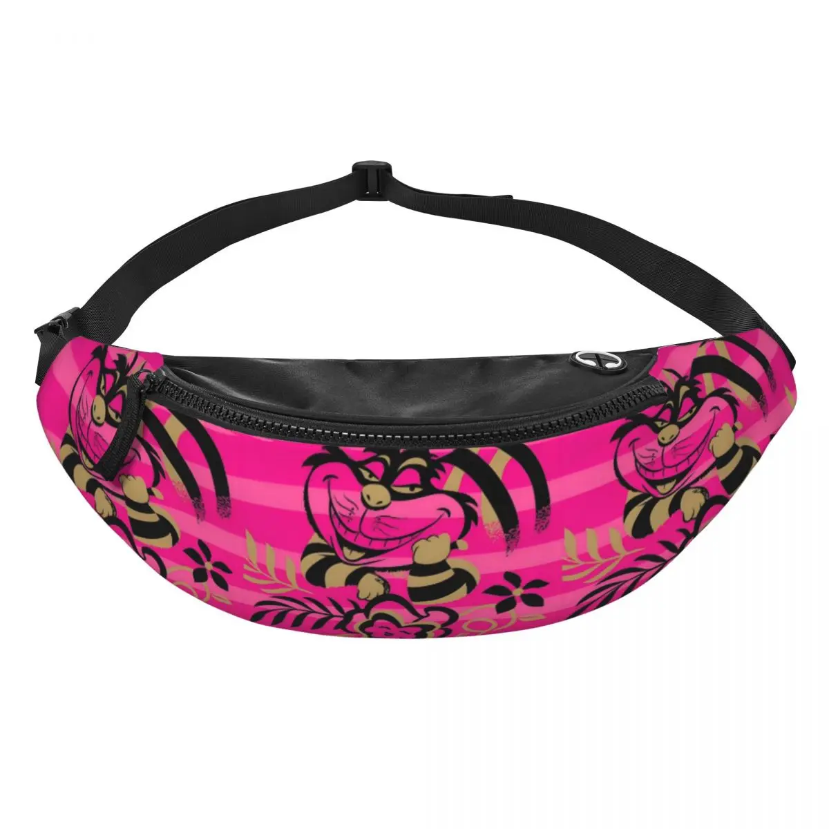 

Поясная сумка Custom C-Cheshire с аниме-котом для женщин и мужчин, модная сумка через плечо, поясная сумка для велоспорта, кемпинга, для телефона и денег