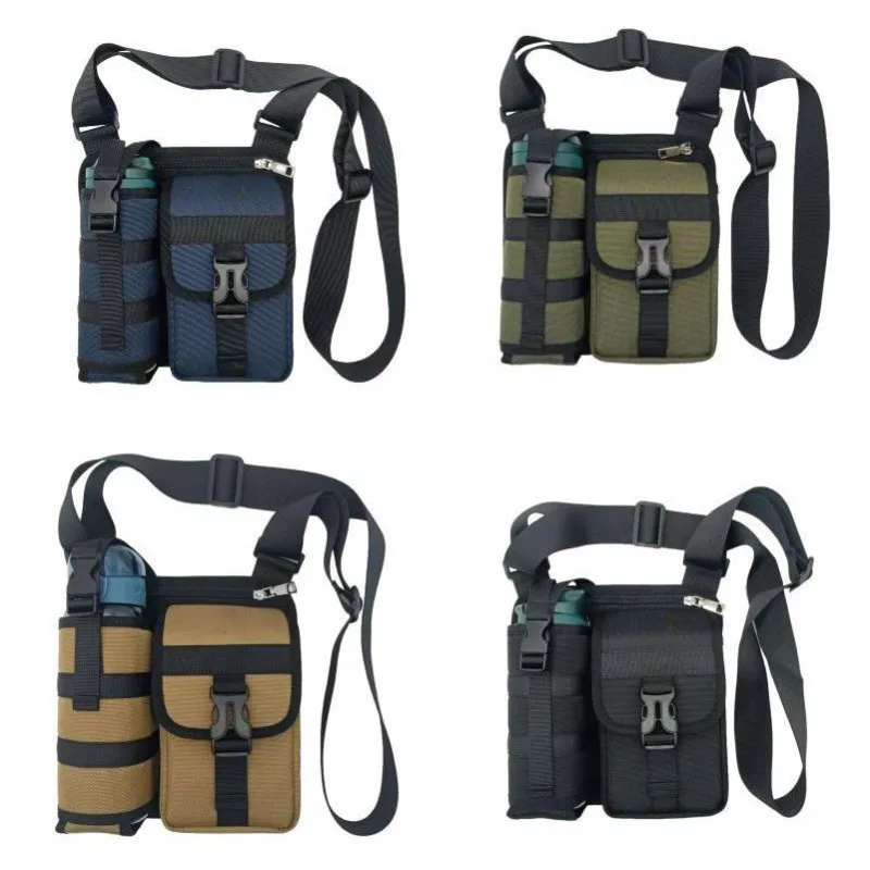 Shoulder Bag New Leisure Sports Walking Water Cup Bag Outdoor Light Travel Messenger Bag Fashion Multi-functional Men's