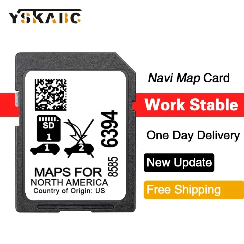 voor Buick Cadillac Chevrolet GMC 2024 Versie 8585-6394 SD-kaart 32GB GPS-systeem Noord-Amerika Kaarten