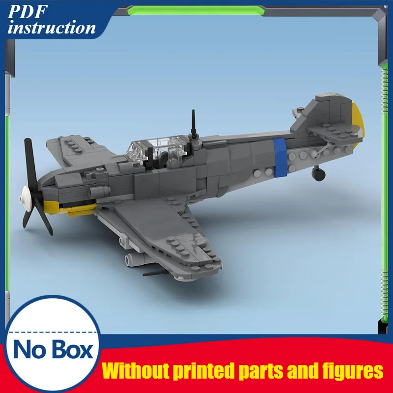 

Moc строительные кирпичи военная модель WW2 Bf109 G-6 технология истребителя модульные блоки подарки игрушки для детей наборы «сделай сам» сборка