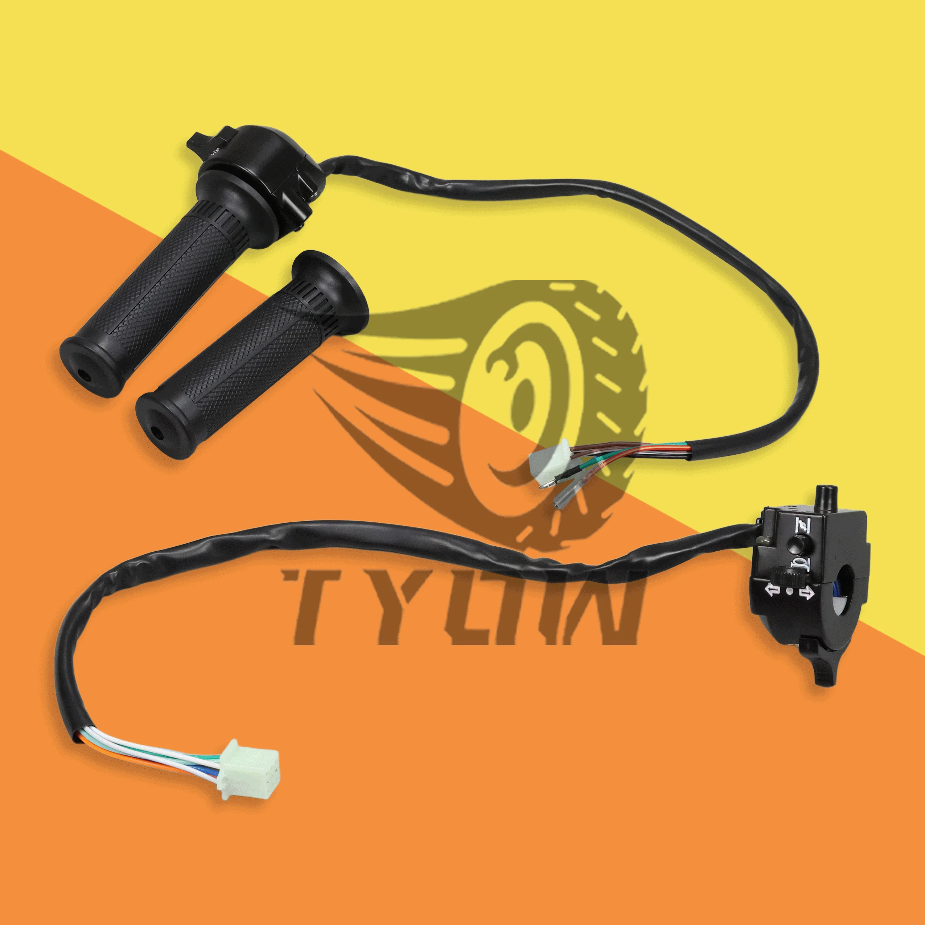 Ручка DAX, переключатель управления и набор ручек, черный для HONDA CT70 ST70 ST50 ST90, детали руля