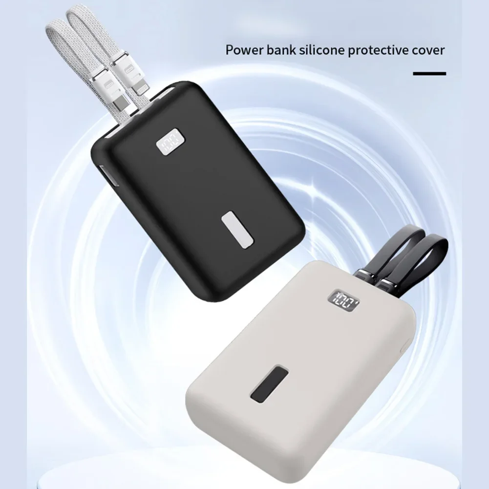Silicone Protective Cover For Anker Zolo Power Bank 2025(20,000mAh 45W/30W) Power Bank Dustproof Case Skin Shell Power Supply