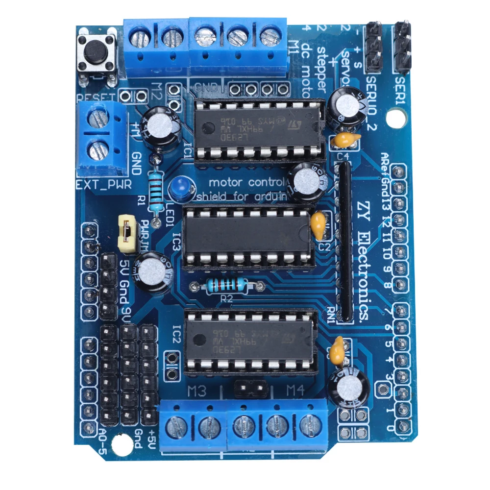 L293D Stepper Motor Driver Expansion Board For Arduino Project DIY Electronic Motor Drive Shield Module For UNO R3 Robot Car Kit