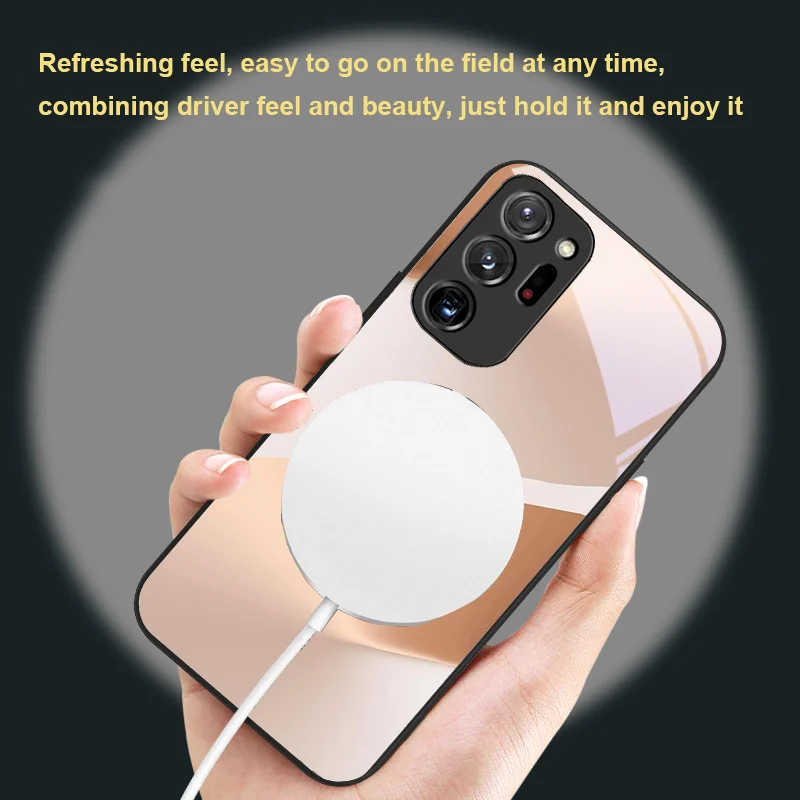 For Samsung S 26 Ultra 20 24 21 23 25 22 FE Magnetic Glass Phone Case Business Personality Fun Protective Case Women Edition view 3