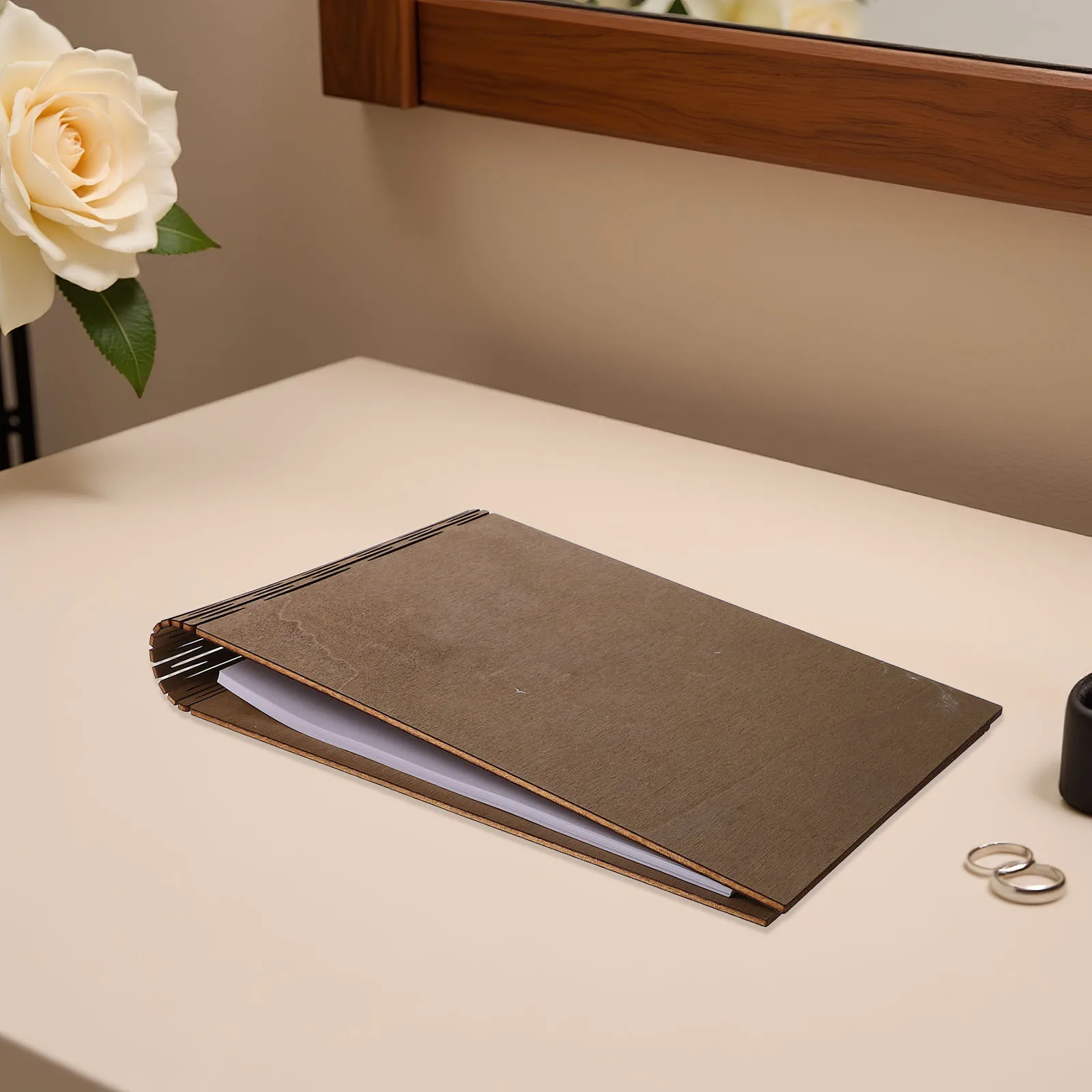 

Guest Book for Wedding Sign-in - Premium Wood Guestbook Alternative for Parties Engagements Birthdays Graduations Unique