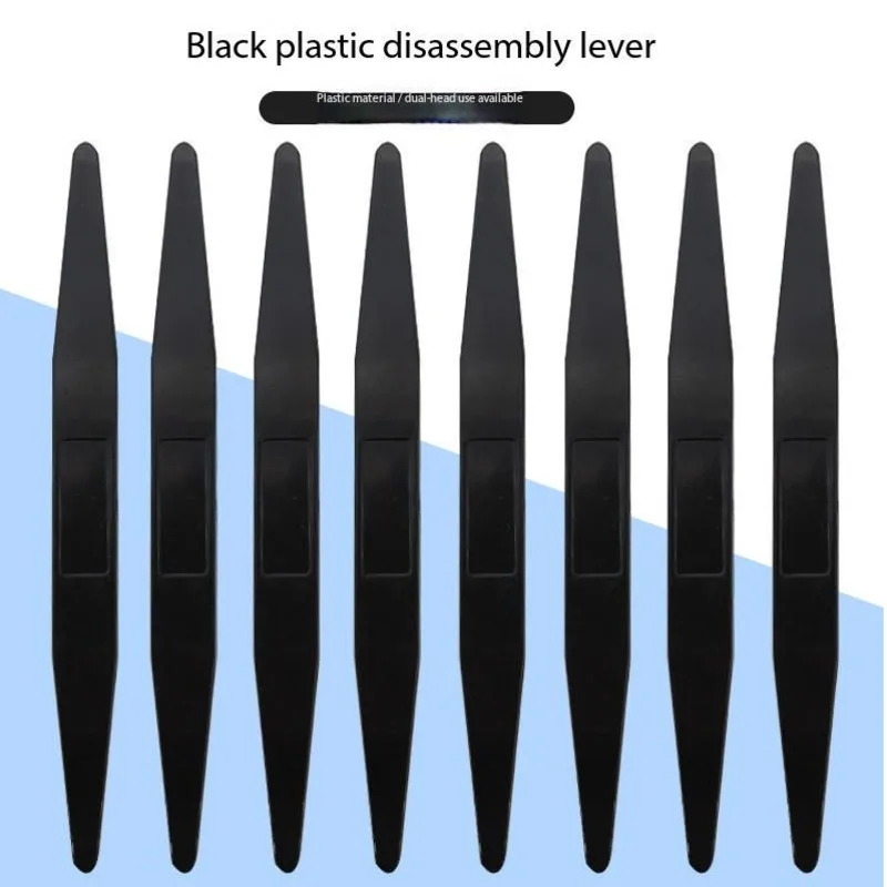 10pcs ​​ESD Safe Plastic Disassembly Tool Multi-purpose Black Pry Bars & Spudgers for Smartphone Tablet Laptop Repair Thin 1mm