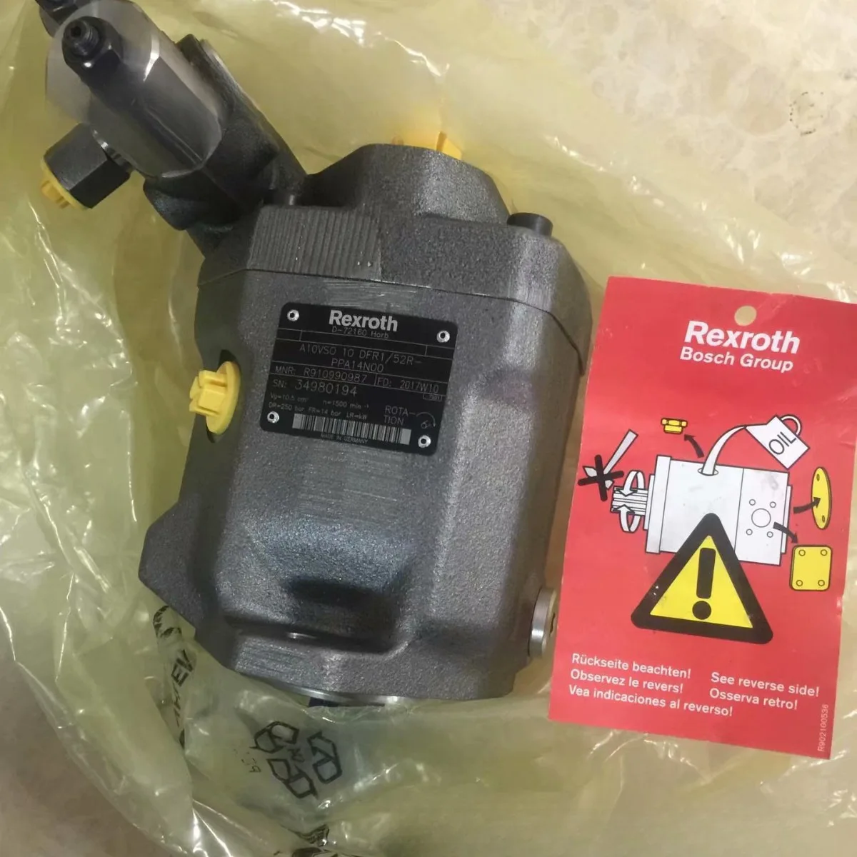 Rexroth Axial Piston Dosing Pump A2F080/61R-PBB05