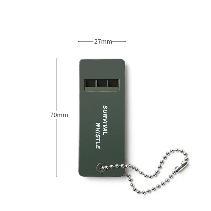 1/2/6/10/30 PCS Fischio a 3 frequenze Sopravvivenza ad alto decibel Fischio audio multiplo portatile per esterni per escursioni di emergenza in campeggio
