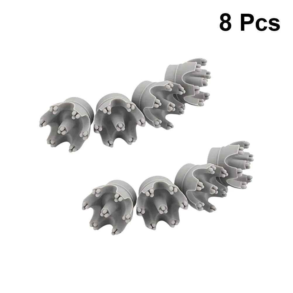 

8 шт. сменных насадок для массажера шеи, легко моющиеся, съемные электрические массажные головки для расслабления шеи и плеч