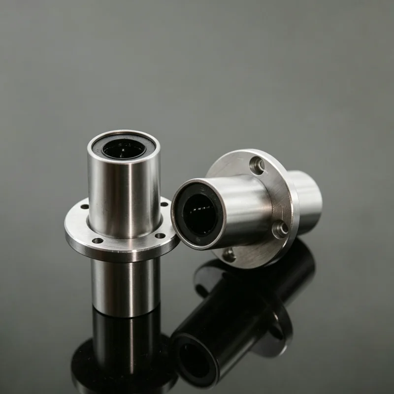 LMFC 6 8 10 12 13 16 20 25 30 40 50 60LUU Rolamento Linear de Flange Circular Intermediário com Flange Circular Estendida Embutida