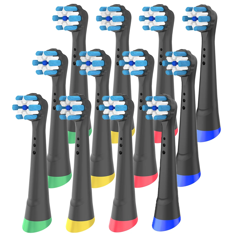 4 8 12-pack tandenborstelkop, compatibel met Oral B iO 2/3/4/5/6/7/8/9/10-serie elektrische tandenborstel vervangende opzetborstels