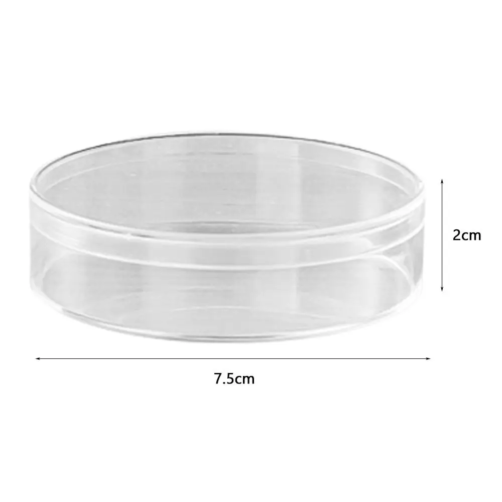 New Multi Size Doll Storage Box Round Transparent Jewelry Box Protection Showcase with Lid Plastic Box Doll