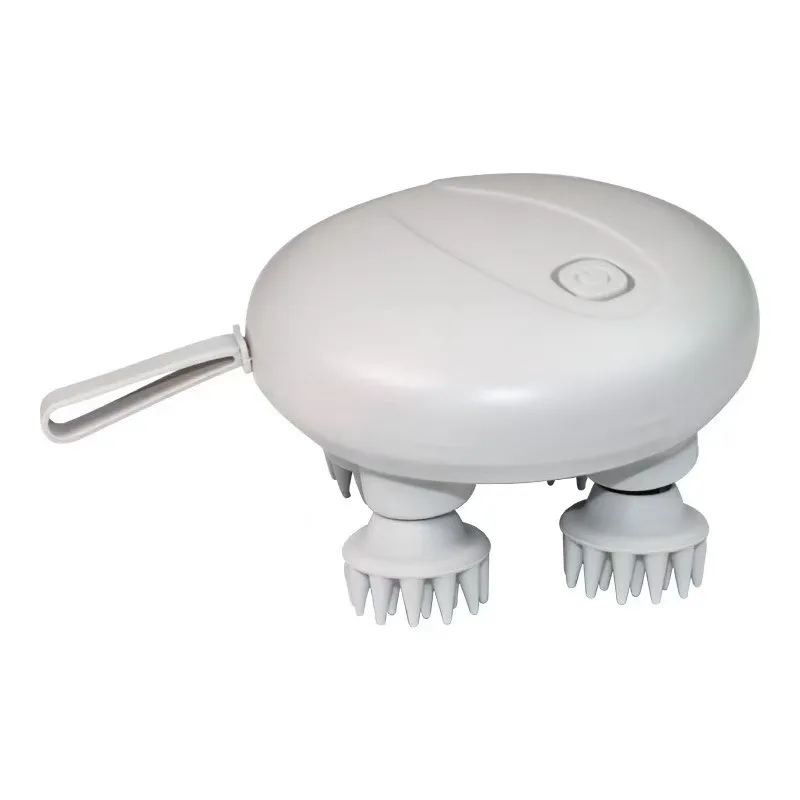 

Full Body Cat Kneading Feature Scalp Vibration Heating Head Massager 3 Modes ABS Material Rechargeable 1100mAh Health