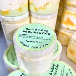 Vietnam Brightening Body Hydrating Moisturizing Lightening kem cot thai cao cap u trang manh tham nhanh xanh 200g