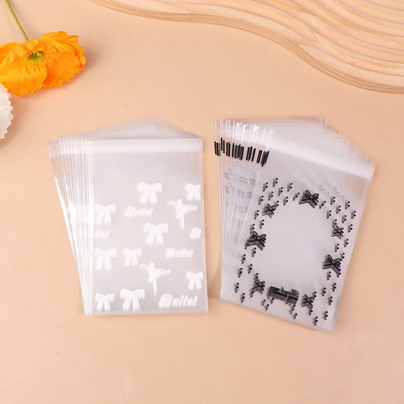 50Pcs/Pack Clear Photocard Sleeves Self-adhesive Idol Card Cover Photo Packaging Bag Self Sealing Bag Gift Small Card Protector