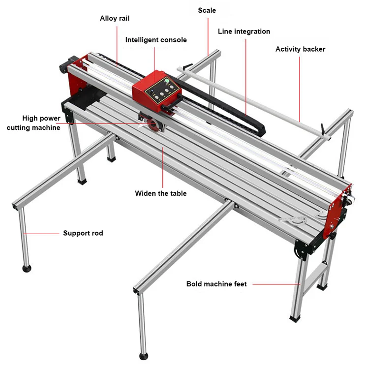 kaiertan Tile Cutting Machine Marble Cutting Manual Automatic 45 Degrees Cutting Machine 800mm/1200mm Customize