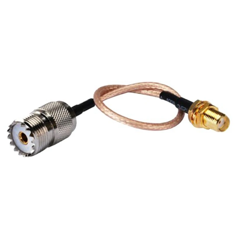 F / F RF SMA Female To BNC Female Adapter Antenna Cable With Antenna Cable Adapter For UHF Base And Mobile Antennas