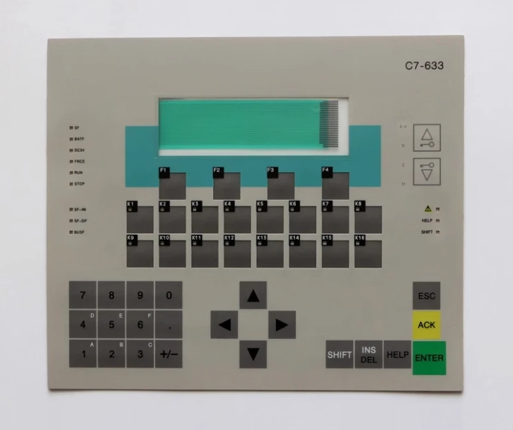New high-quality C7-633 6ES7630-0DA00-0AB0 key panel