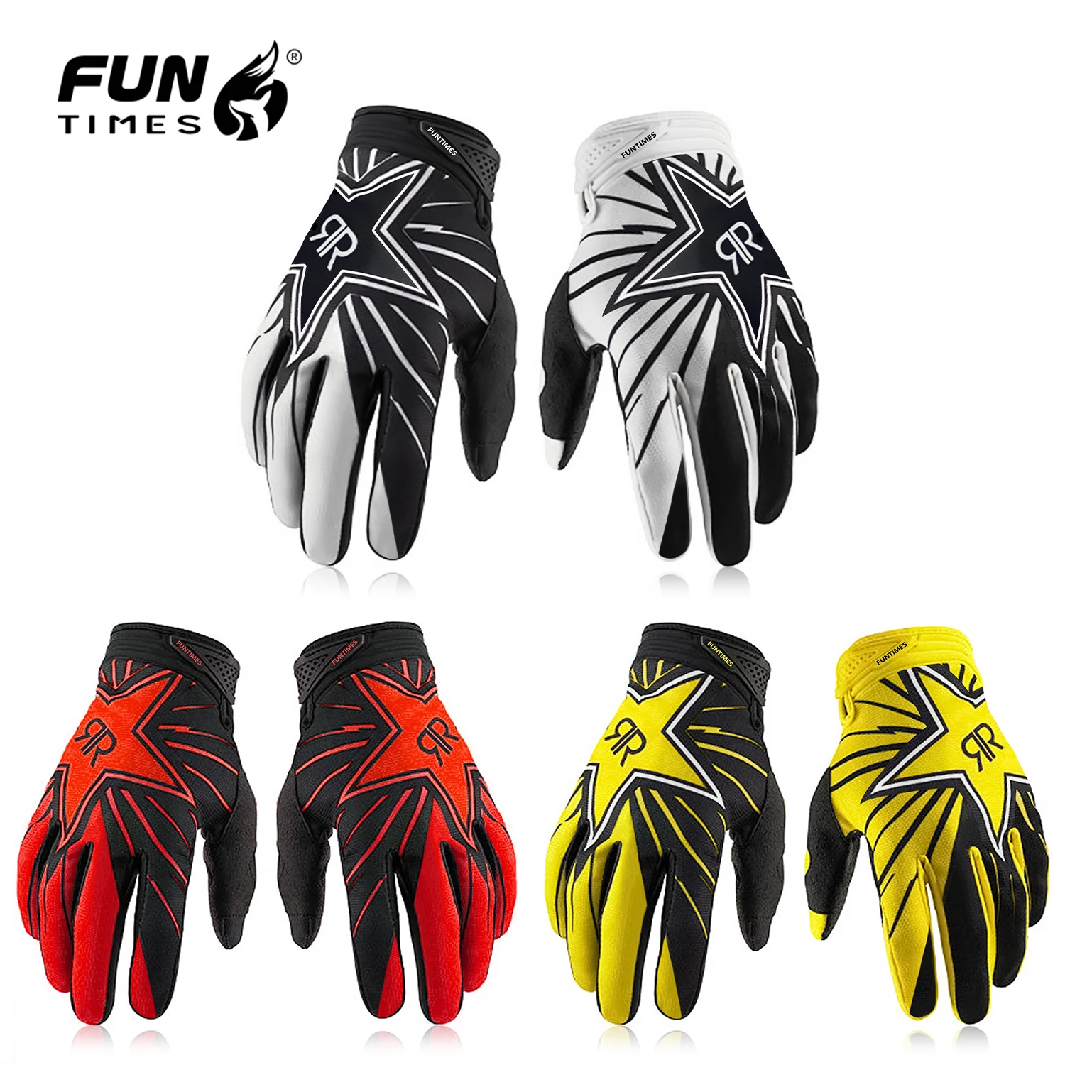 

Full Finger 3-Color Motorcycle Riding Gloves, Anti Fall And Versatile, Suitable For Outdoor Sports On Motorcycles And Bicycles