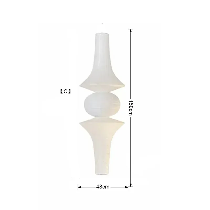 Noguchi hanglamp Japanse Akari Rijst hanglamp voor Slaapkamer Woonkamer hotel Trappen loft Rijstpapier Opschorten Kroonluchter