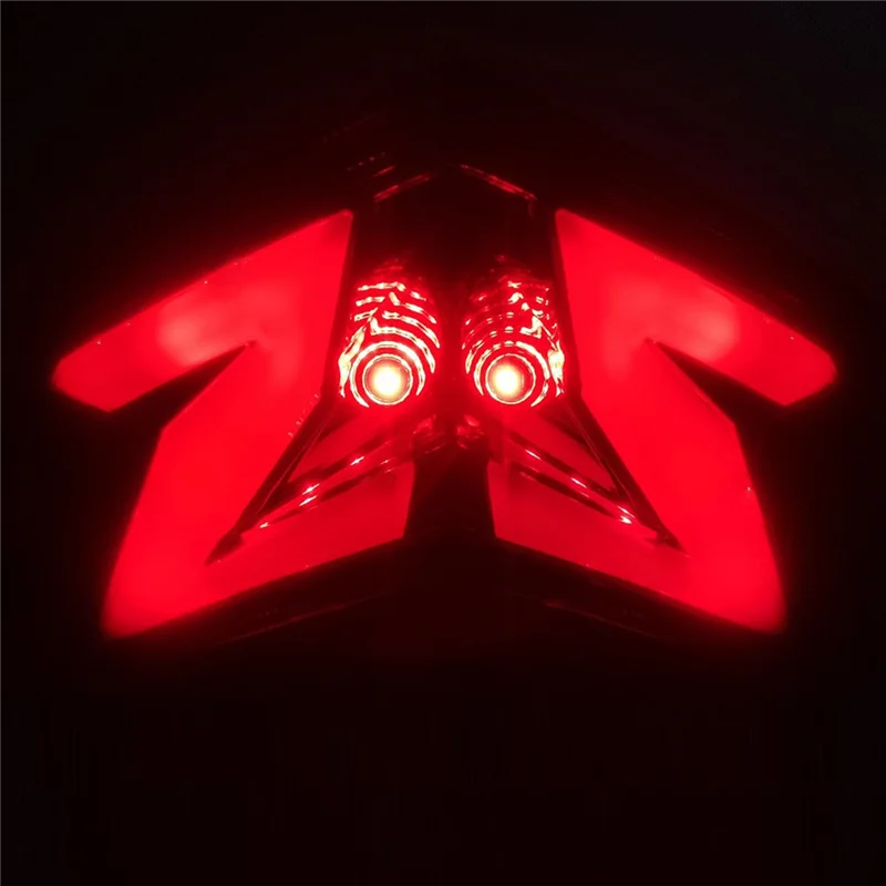 Luz Led trasera para motocicleta, lámpara indicadora de señal de giro trasero de freno para Kawasaki Z800, Zx6R, Z125