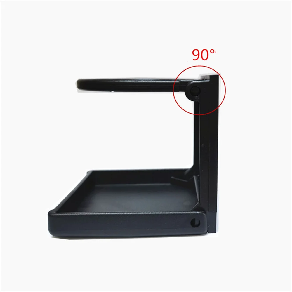 حامل أكواب قابل للطي مثبت على السيارة مع رف المشروبات وصينية حامل المشروبات رف تخزين السيارة متعدد الوظائف حامل أكواب الكولا