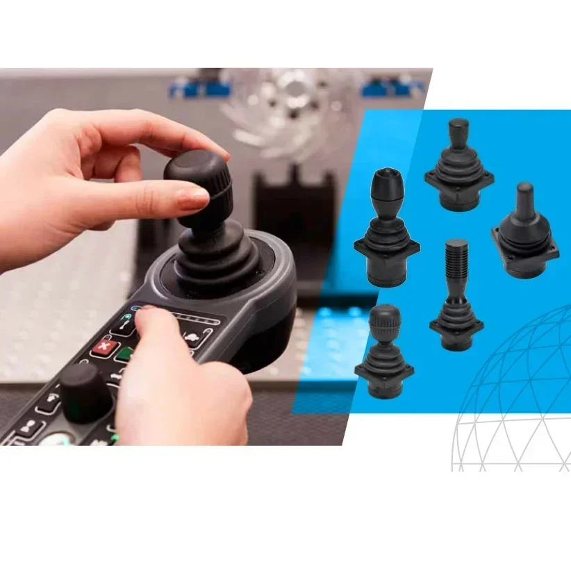 5V 3 Axis Handle 3150RAL600 IP65 Hall Effect Industrial Joystick Controller 3140RAL600 2