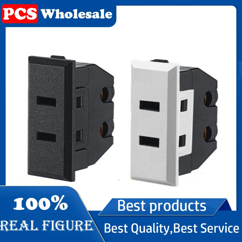 Card type two-plug power socket cabinet two-hole 10A250V with safety door embedded concealed lock screw socket