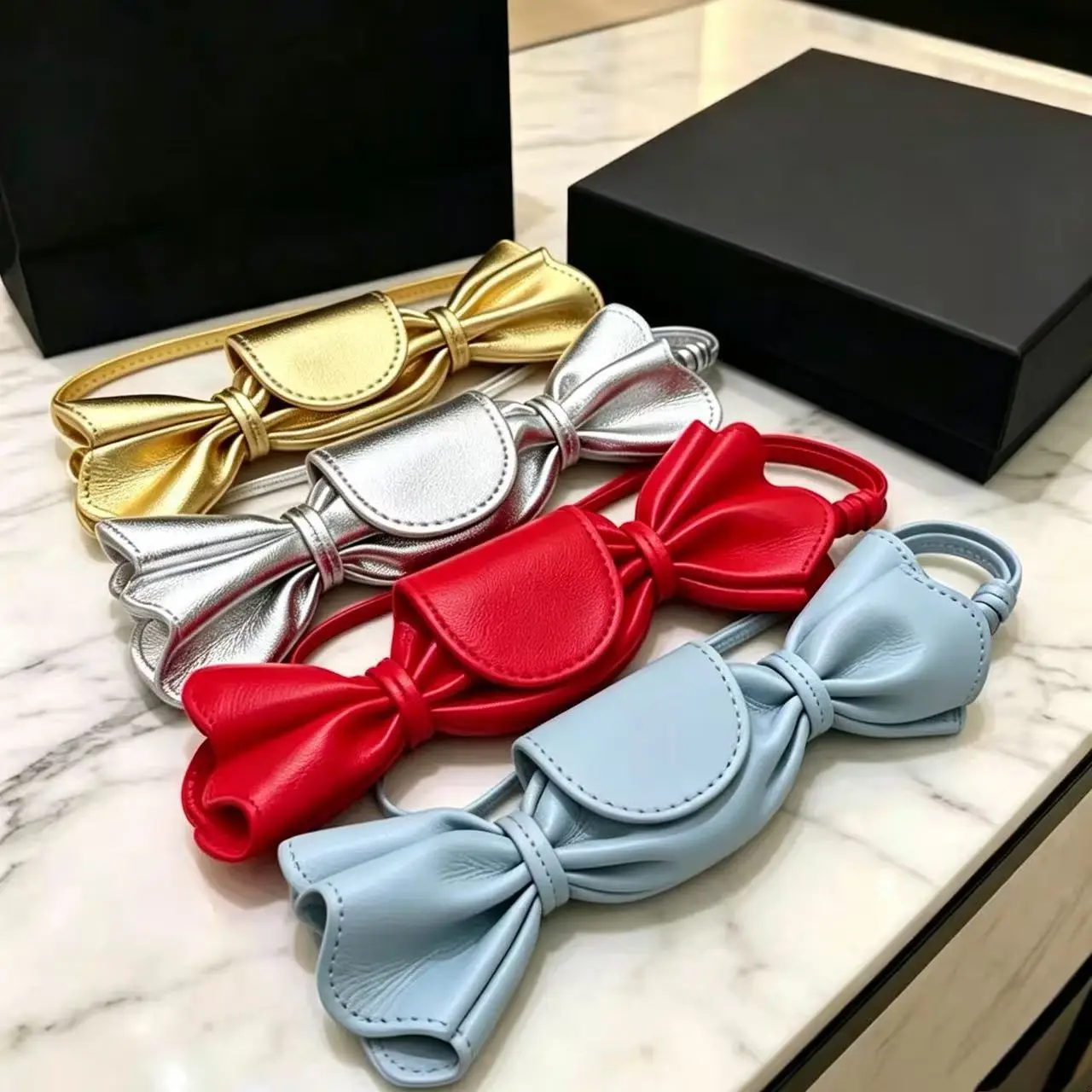 New Leather Candy Bag Charm Mini Wallet Fragrance Style Keychain Handbag Hanging Leather Dessert Key Holder