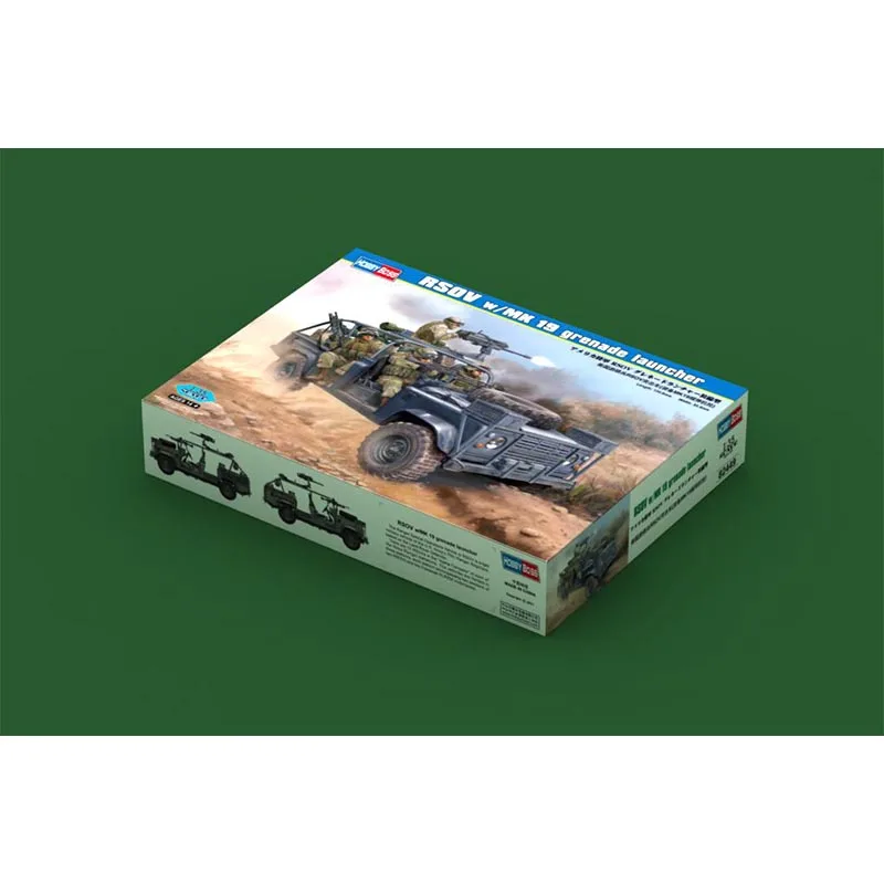 

HobbyBoss масштаб 1/35, RSOV с военной пластиковой сборкой MK 19, модель # 82449